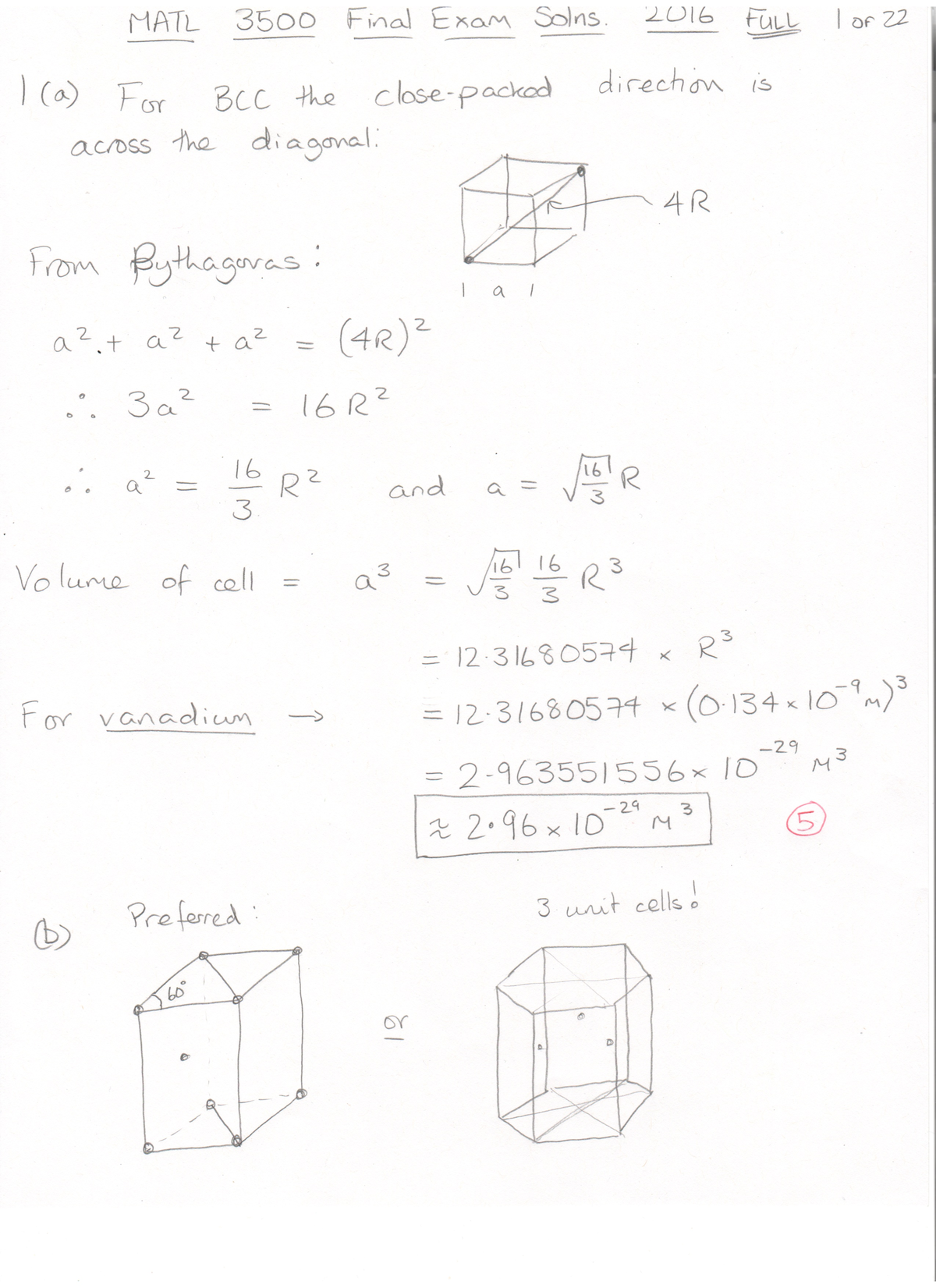 Materials Final Exam 2016 Solutions: Comprehensive Guide - Studocu