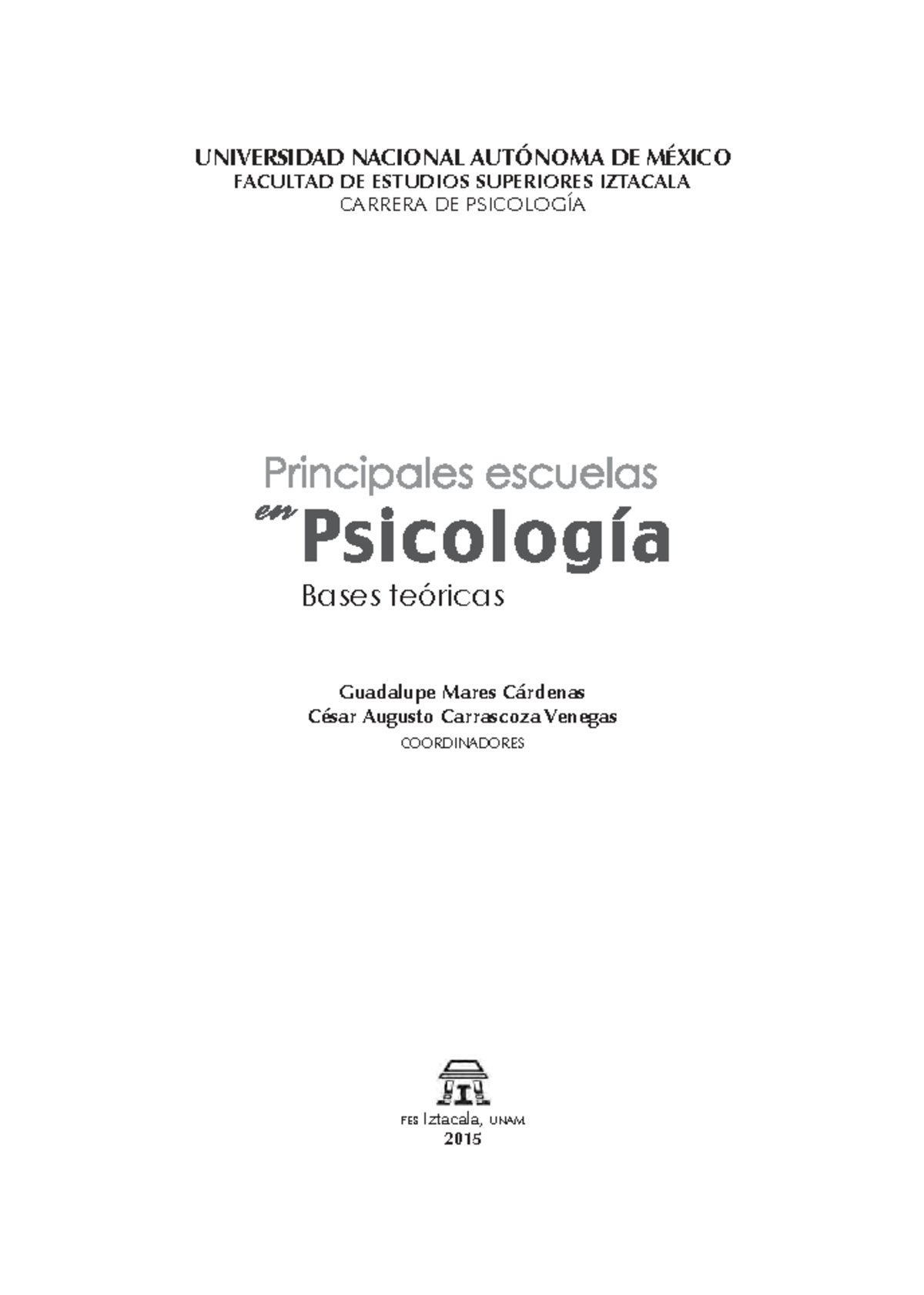 Psicología: Principales Escuelas y Tradiciones (PE301714) - Document Preview