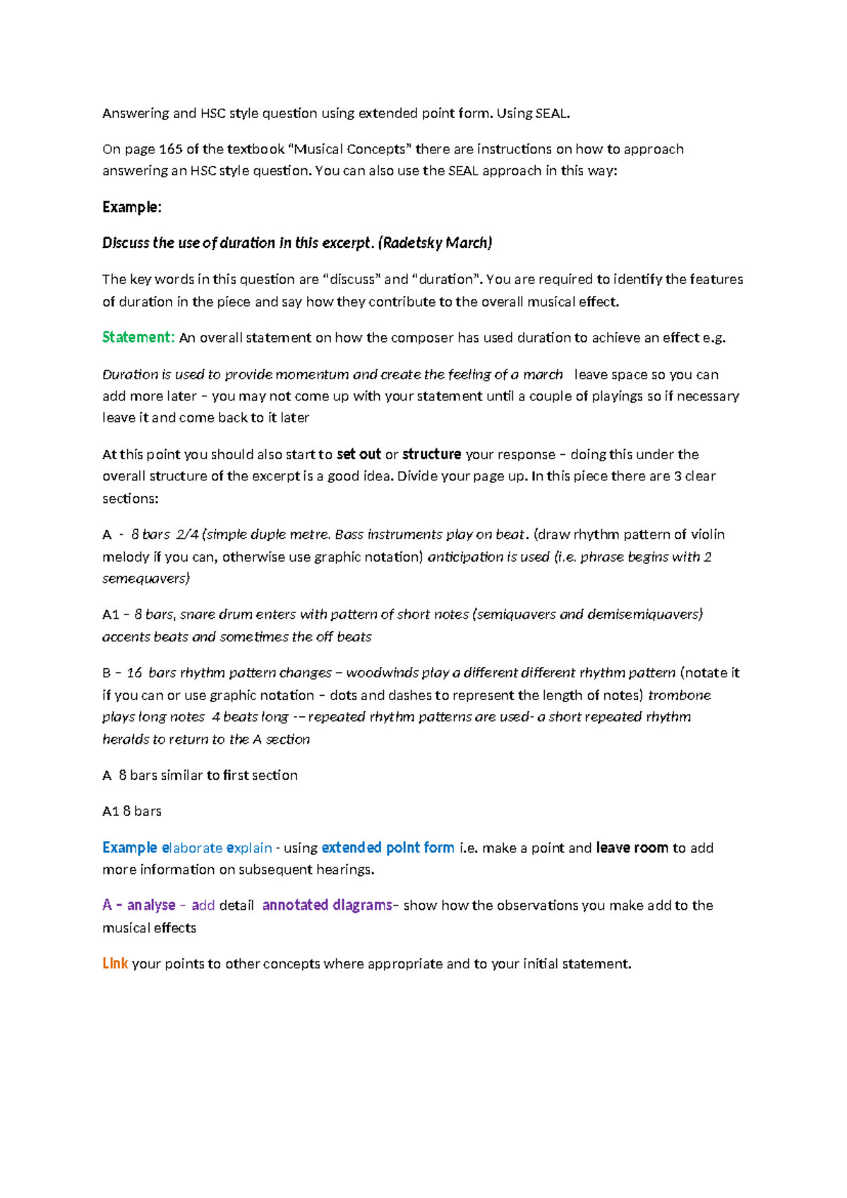 Answering an HSC style question using extended point form - Using SEAL ...