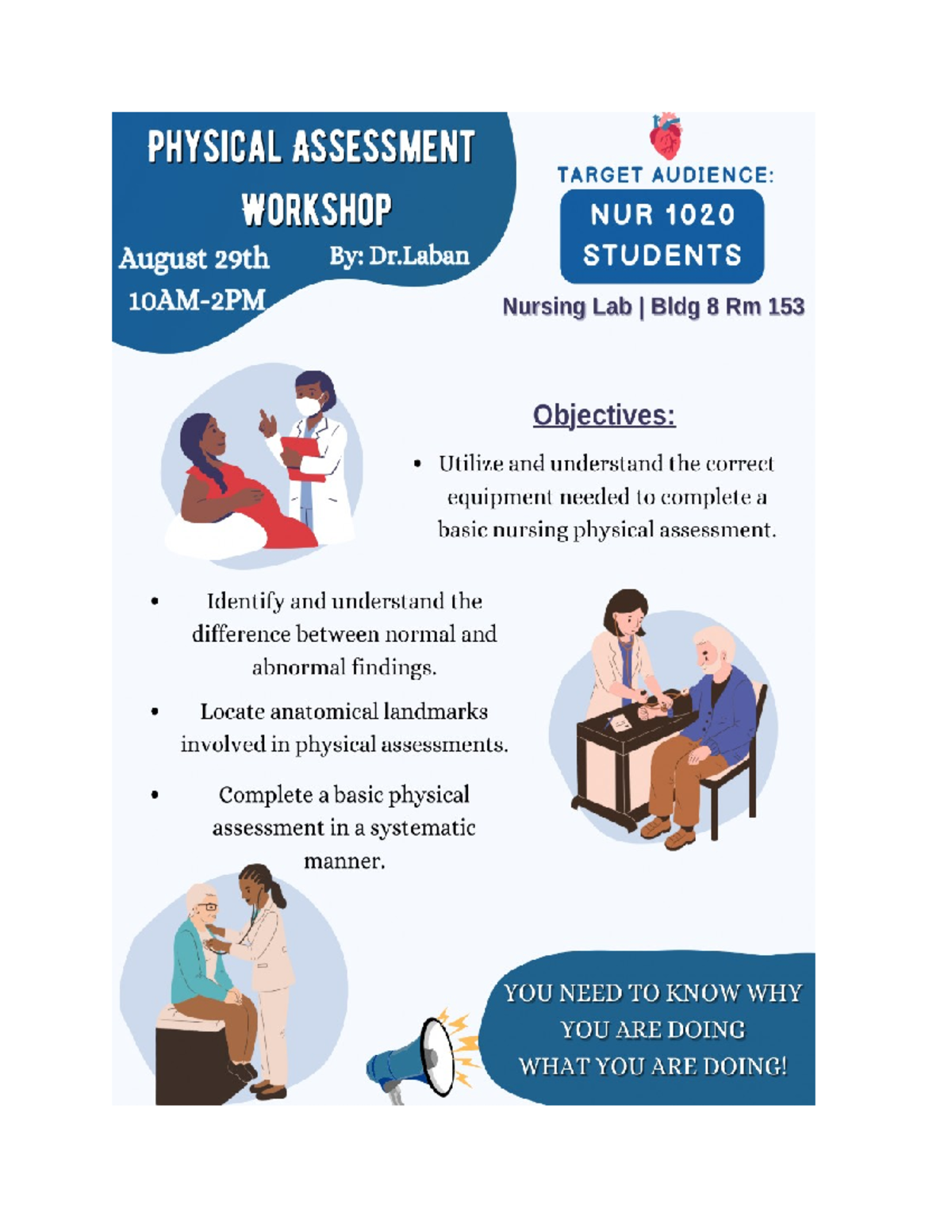 Physical assessment workshop Process 1 Fall 2024 - PHYSICAL ASSESSMENT ...