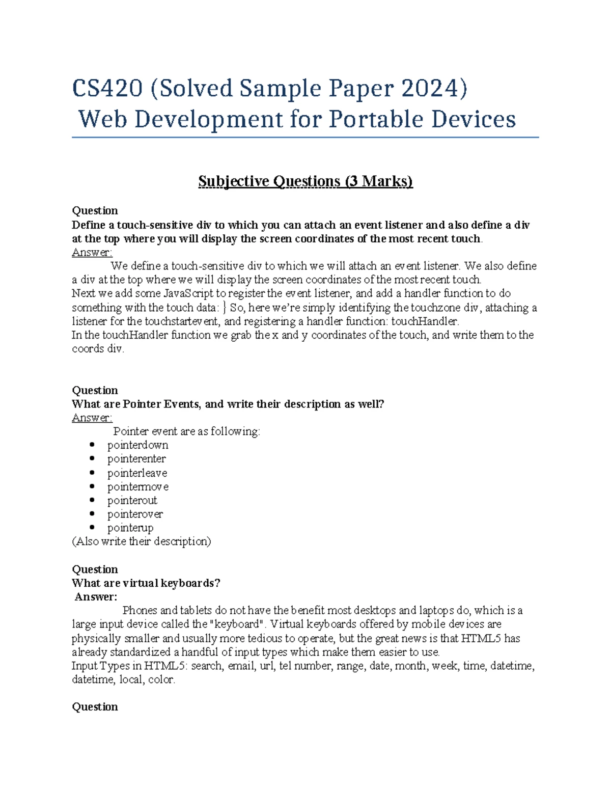 CS420 Midterm Quiz File: YouTube Channel & Web Design Questions - Studocu