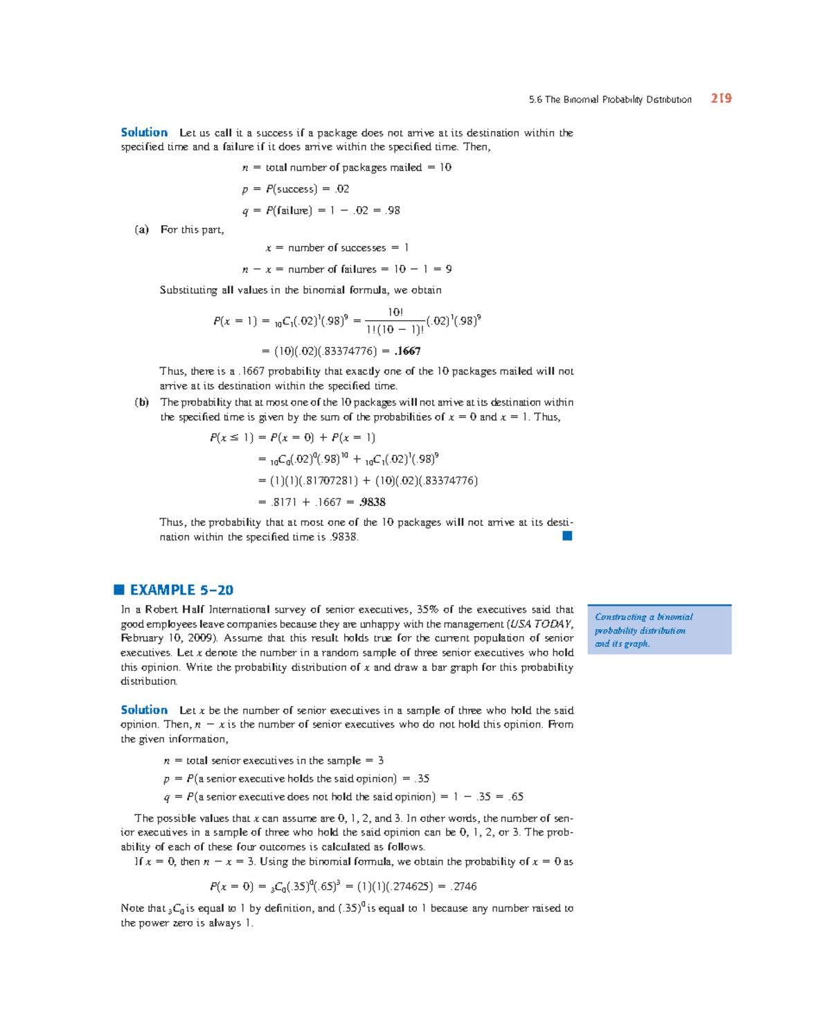 Introductory Statistics 7th Ed – Binomial Probability Distribution ...
