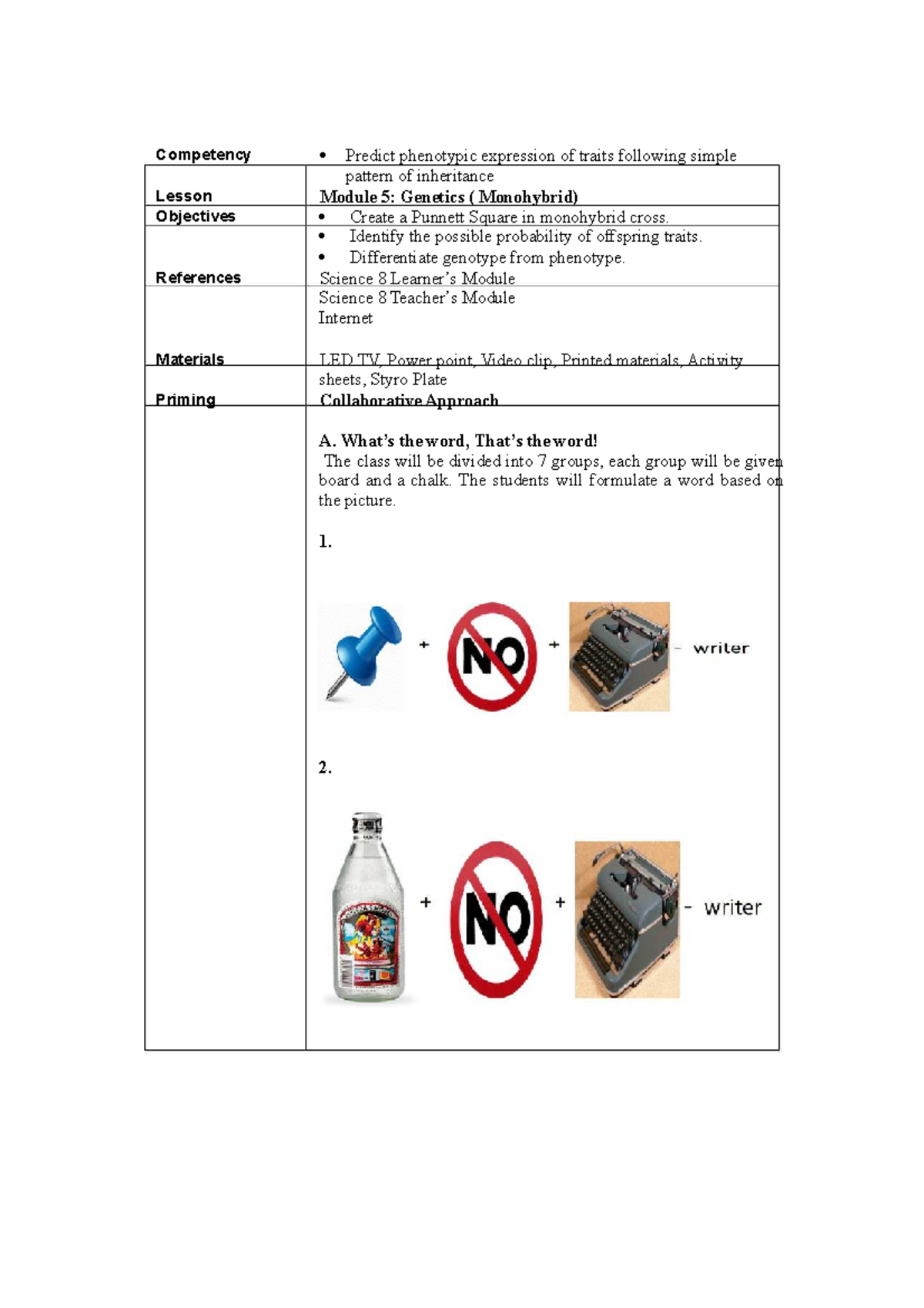Science-lesson-plan-for-grade-8 compress - Competency Predict ...