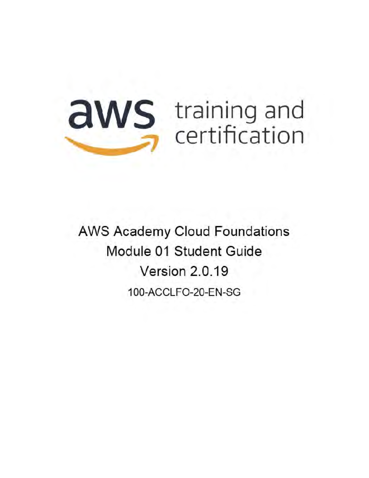 AWS Training and Certification: Module 1 - Cloud Concepts Overview ...