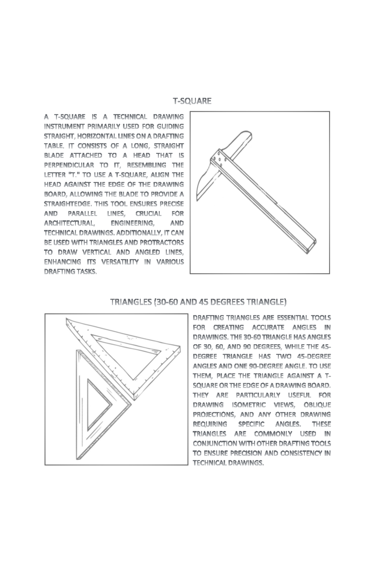 EDP1 - Essential Drafting Tools for Technical Drawings - Studocu