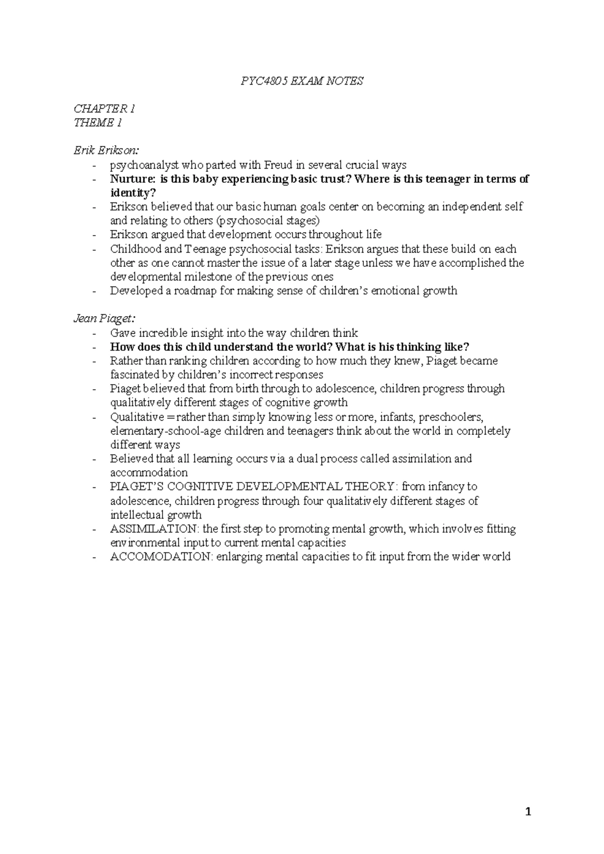 PYC4805/101/0/2024 - Tutorial Letter for Developmental Psychology ...