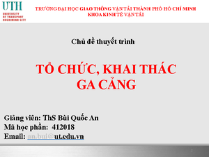 [Solved] vit tiu lun ni v Qua bui hc gii thiu v chng trnh ngnh hc i hc ...