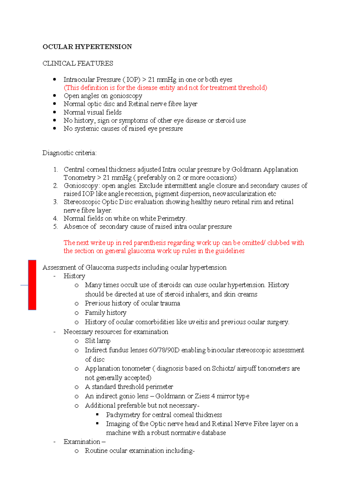 OHT Section 12: Comprehensive Guide to Ocular Hypertension Diagnosis ...