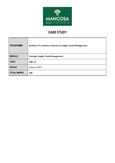 MANCOSA - Supply Chain Management - Studocu