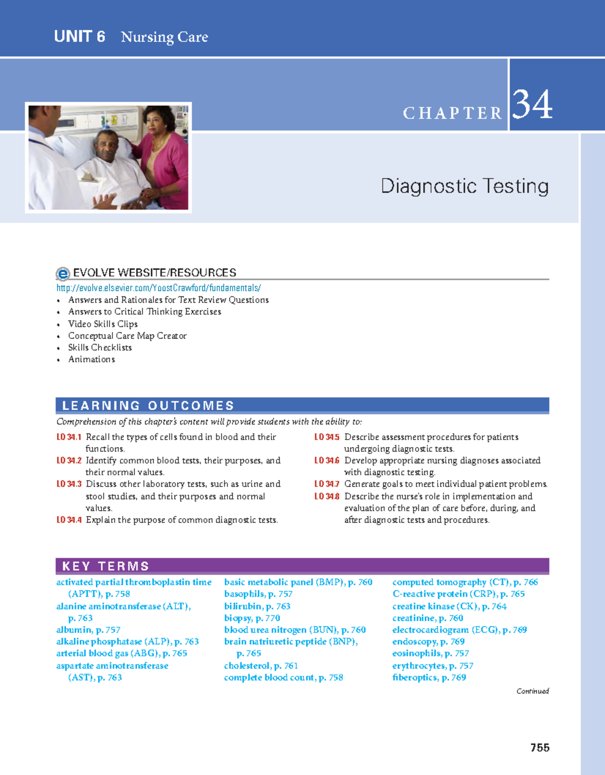 Chapter 34: Diagnostic Testing in Nursing Care - Studocu
