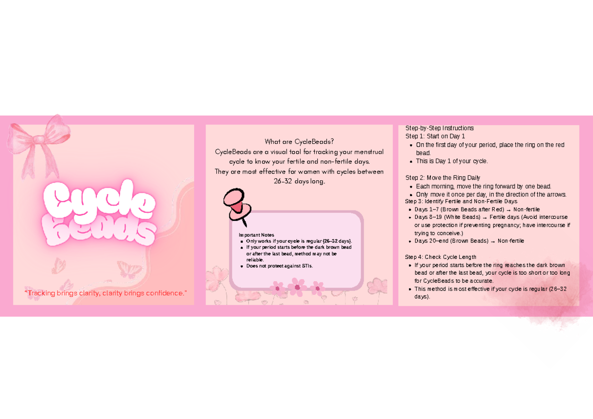 CycleBeads: Instructions and Tips for Tracking Your Menstrual Cycle ...