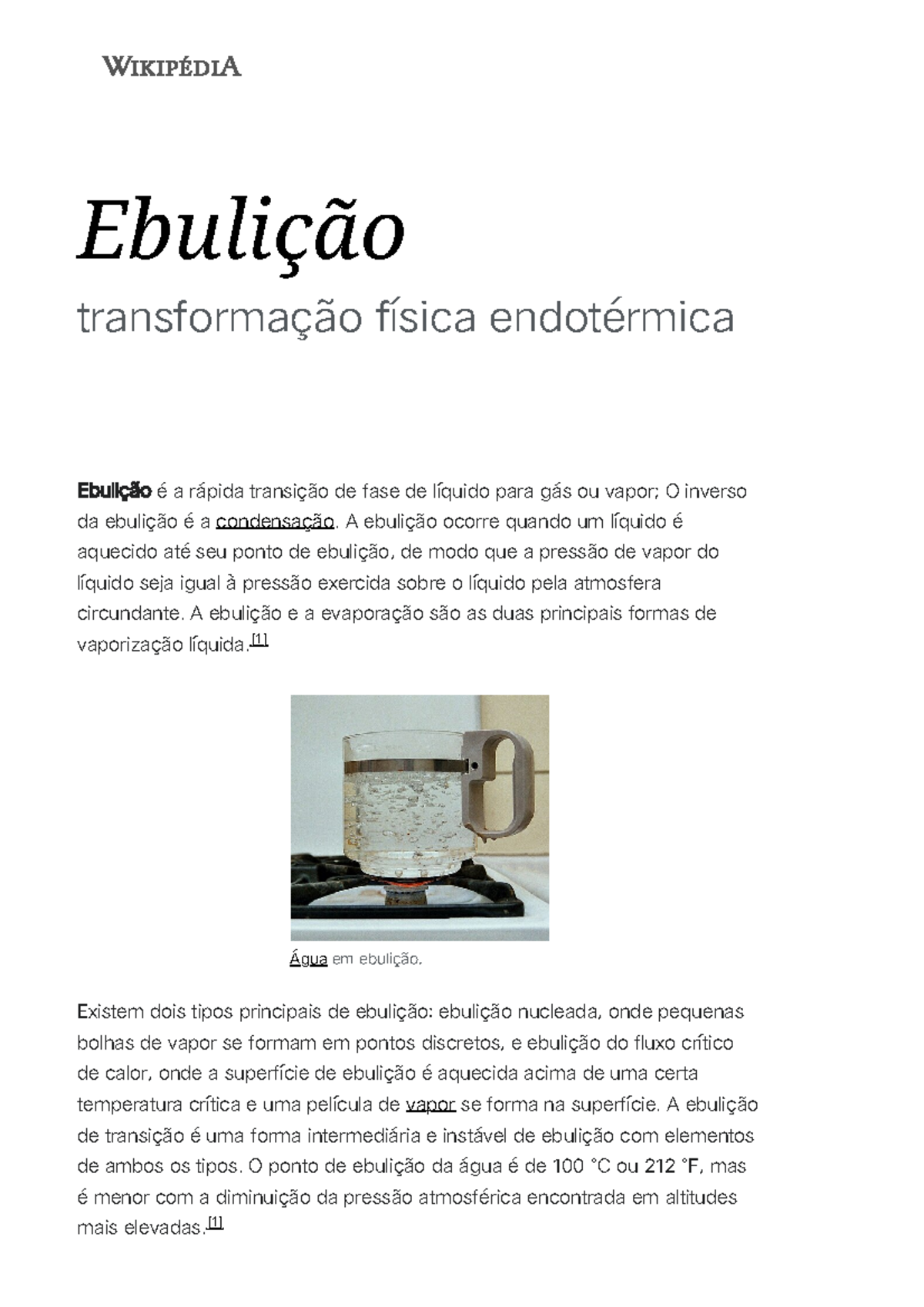 1º Ciclo Da Agua 1 | PDF | Água | Propriedades da água, image size:1200x1697