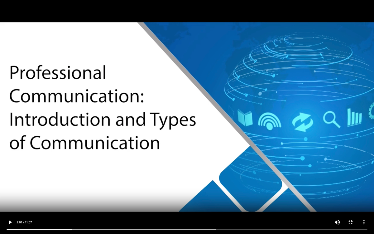 Professional Communication Module-1 - Professional Communication ...