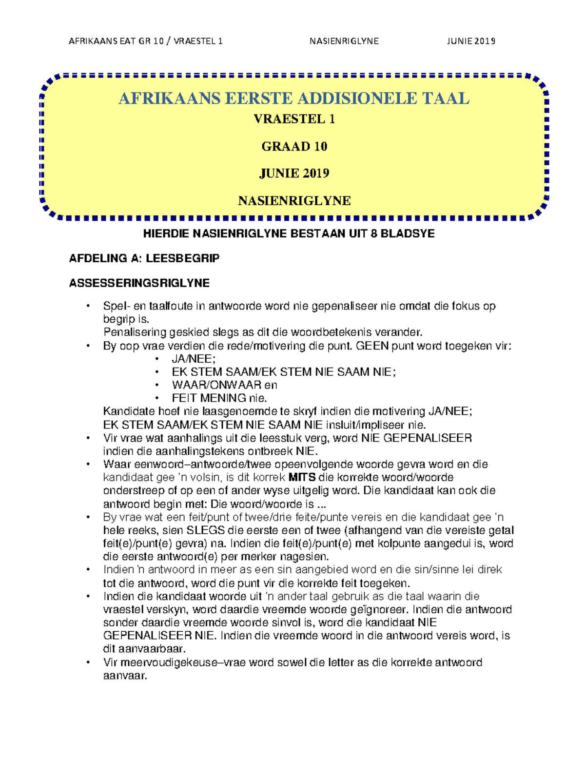 afrikaans-fal-grade-10-june-exam-paper-1-memo-guidelines-studocu