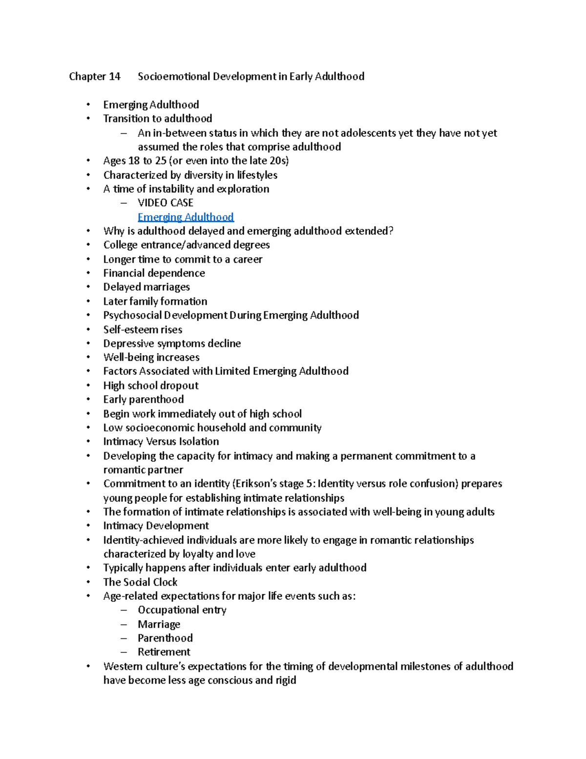 Chapter 14 Socioemotional Development in Early Adulthood - , the ...