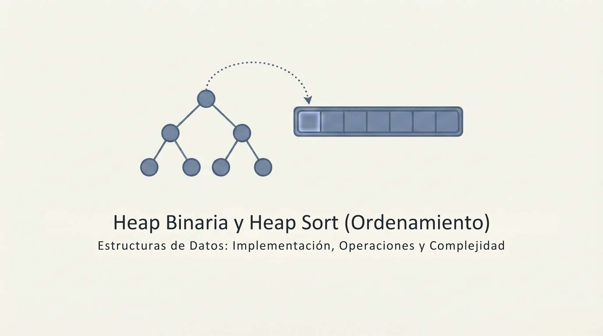 Heap Heap Sort - Heap sort - Complejidad Temporal Estructuras De Datos ...
