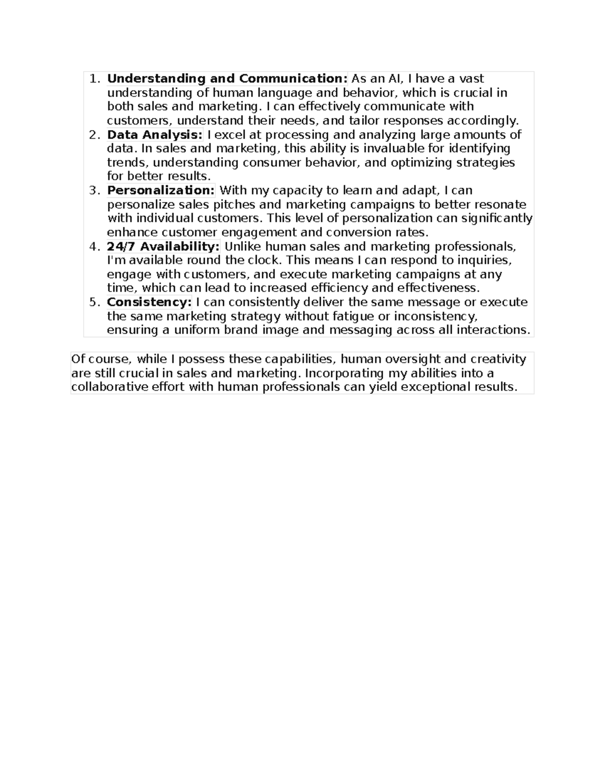 Understanding and Communication - I can effectively communicate with ...