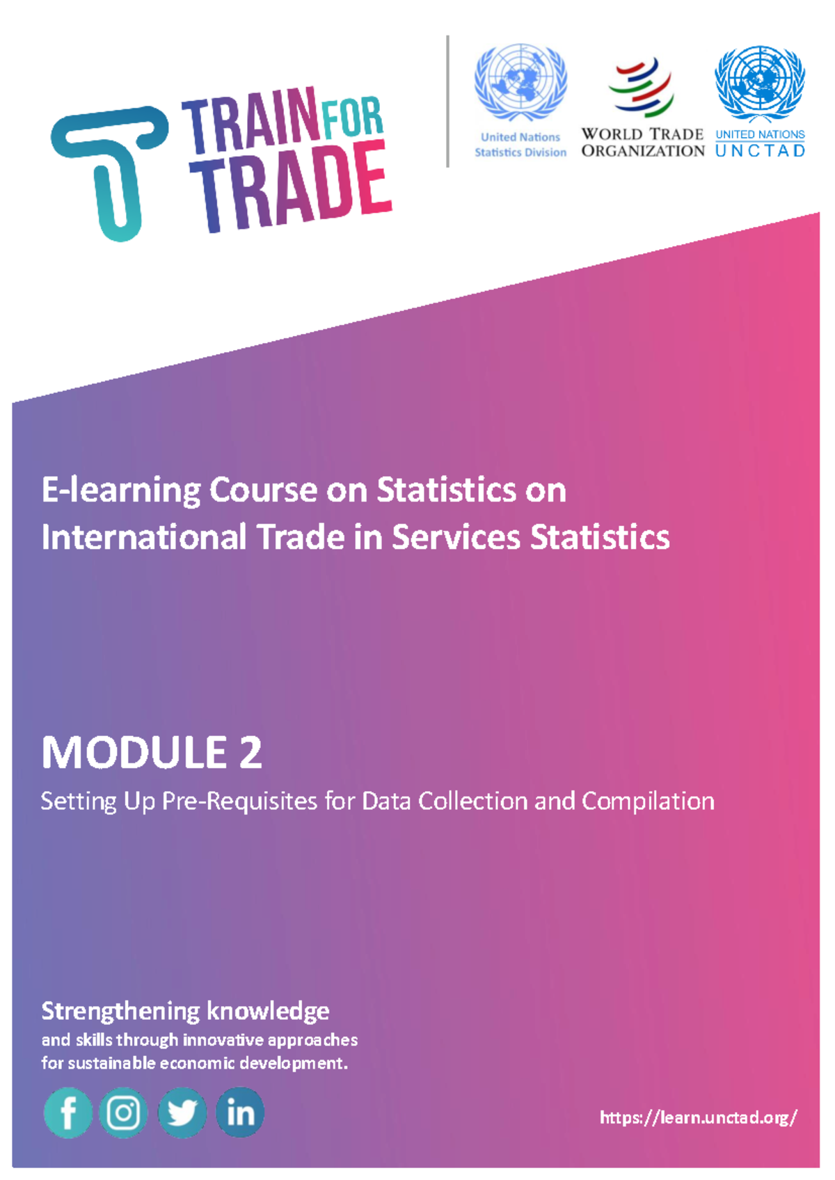 SITS M2 - Data Collection for Trade in Services Statistics Module - Studocu