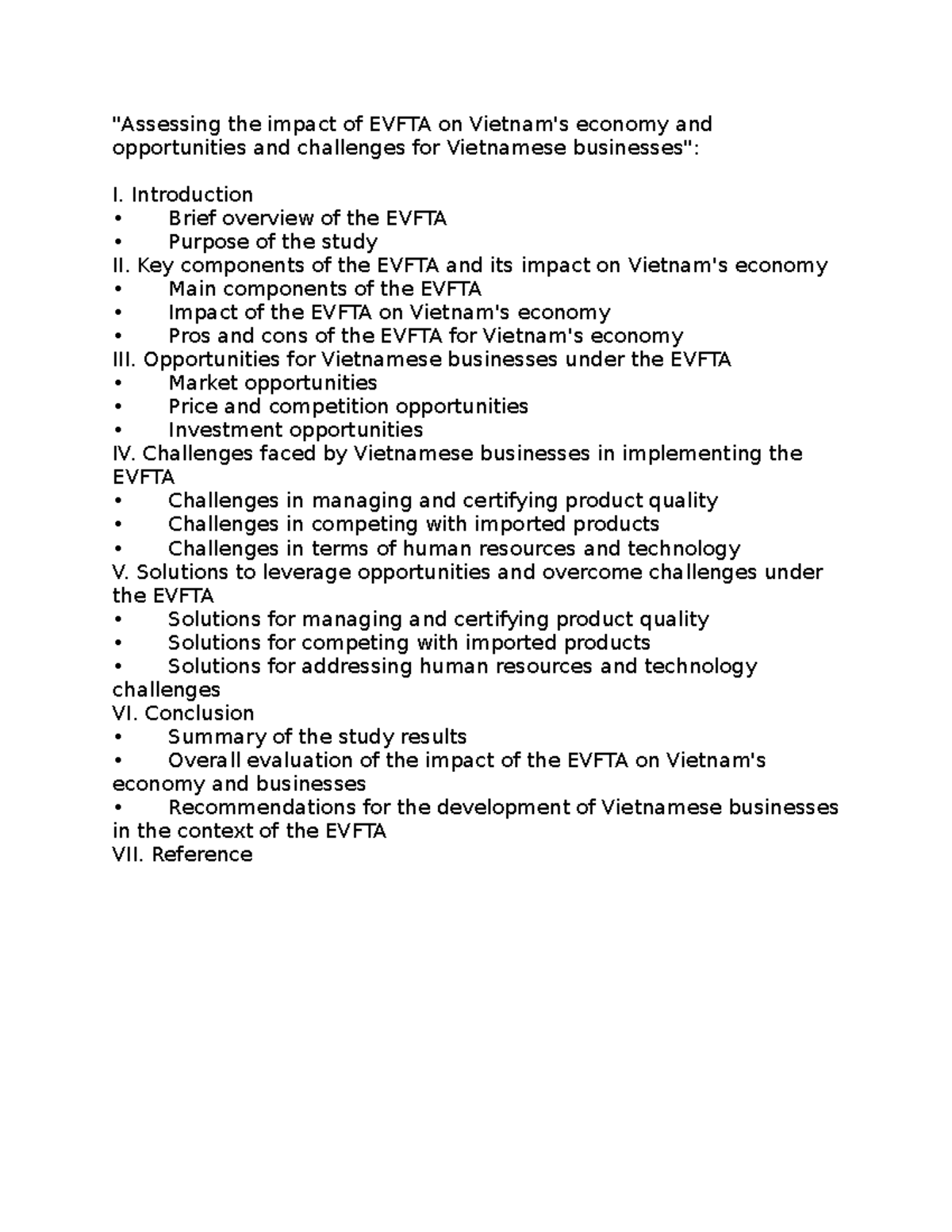 Assessing the EVFTA's Impact on Vietnam: Opportunities & Challenges ...