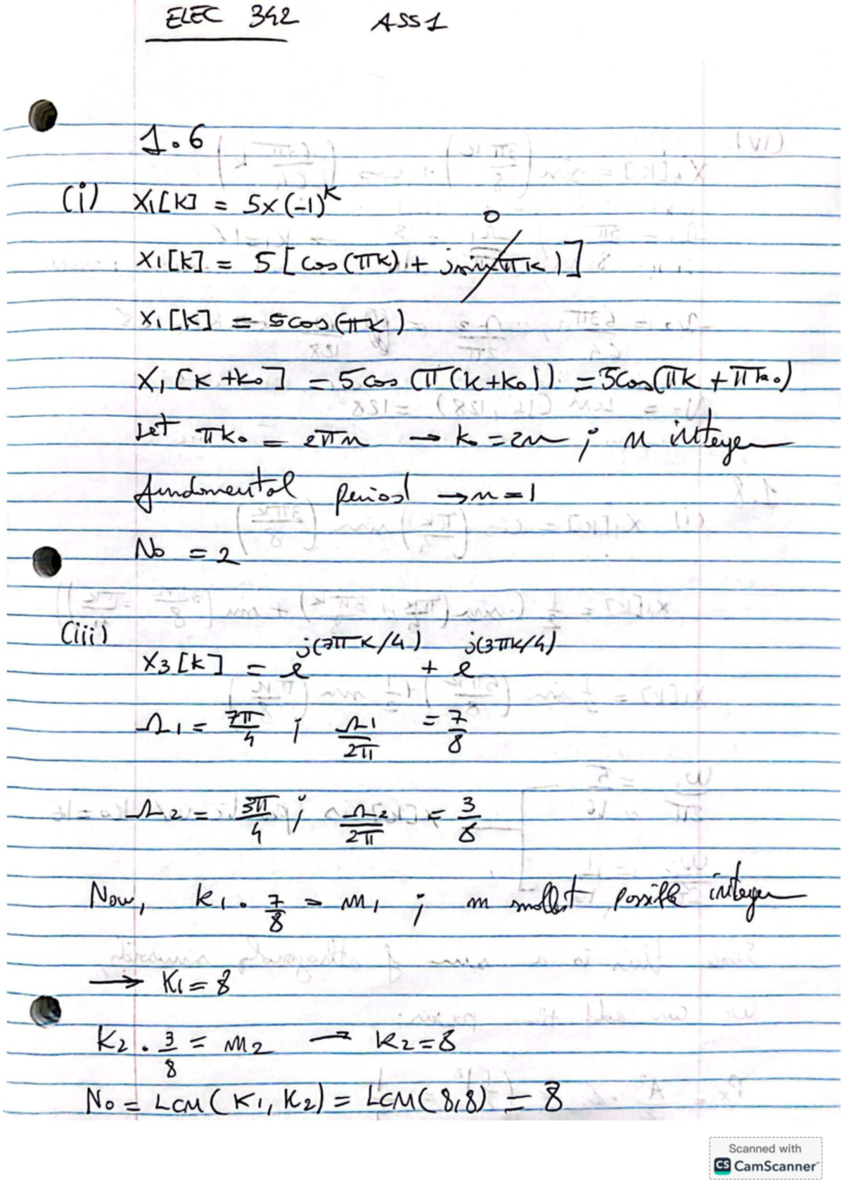 ELEC 342 ASSIGNMENT 1 SOLUTIONS AND ANALYSIS - Studocu