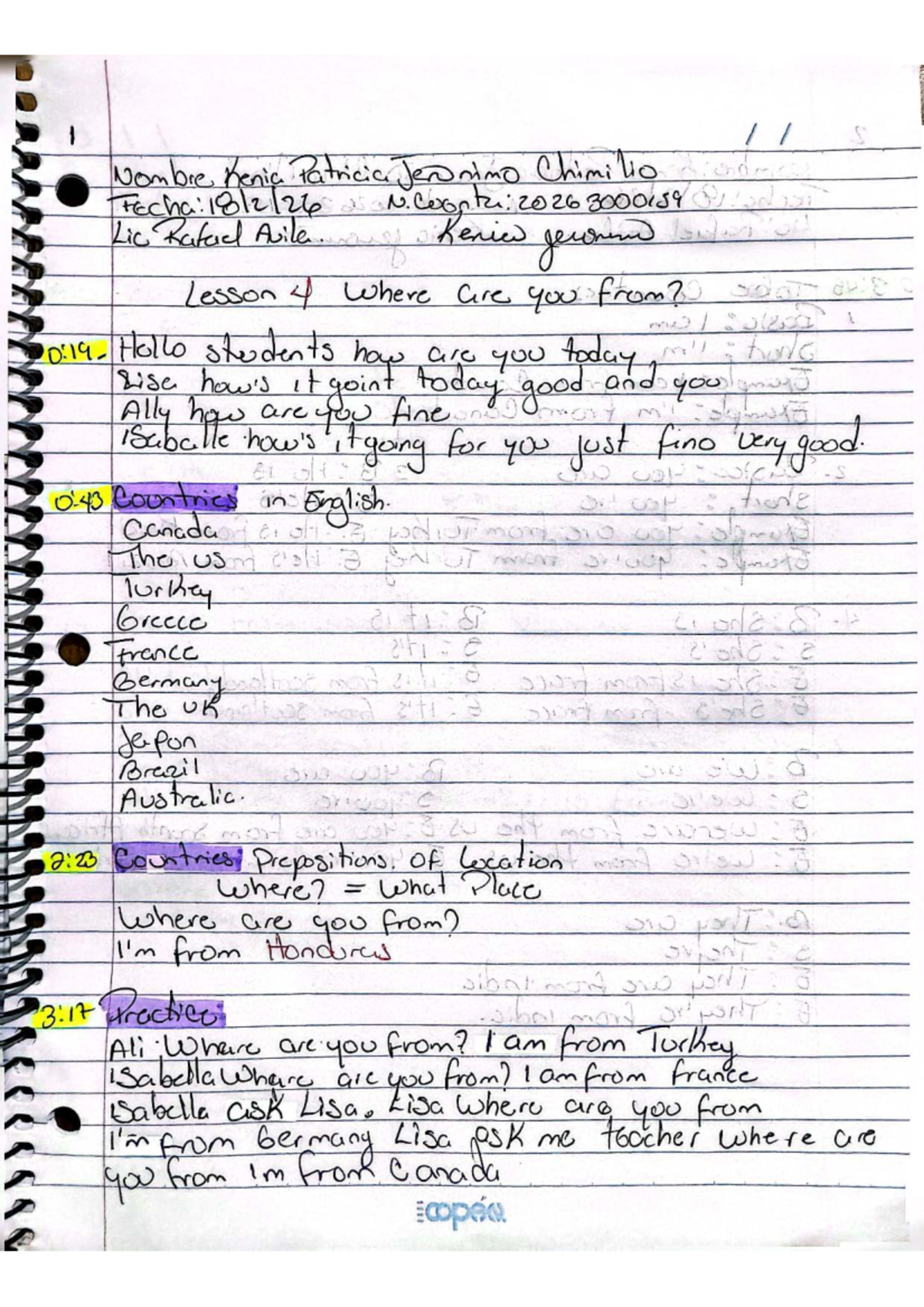 Lesson 4: Where Are You From? - English Language Practice (ENG 101 ...