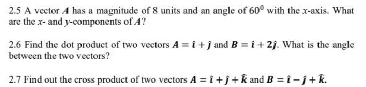 Midterm Study Guide for ENG 101: Vectors and Products - Studocu
