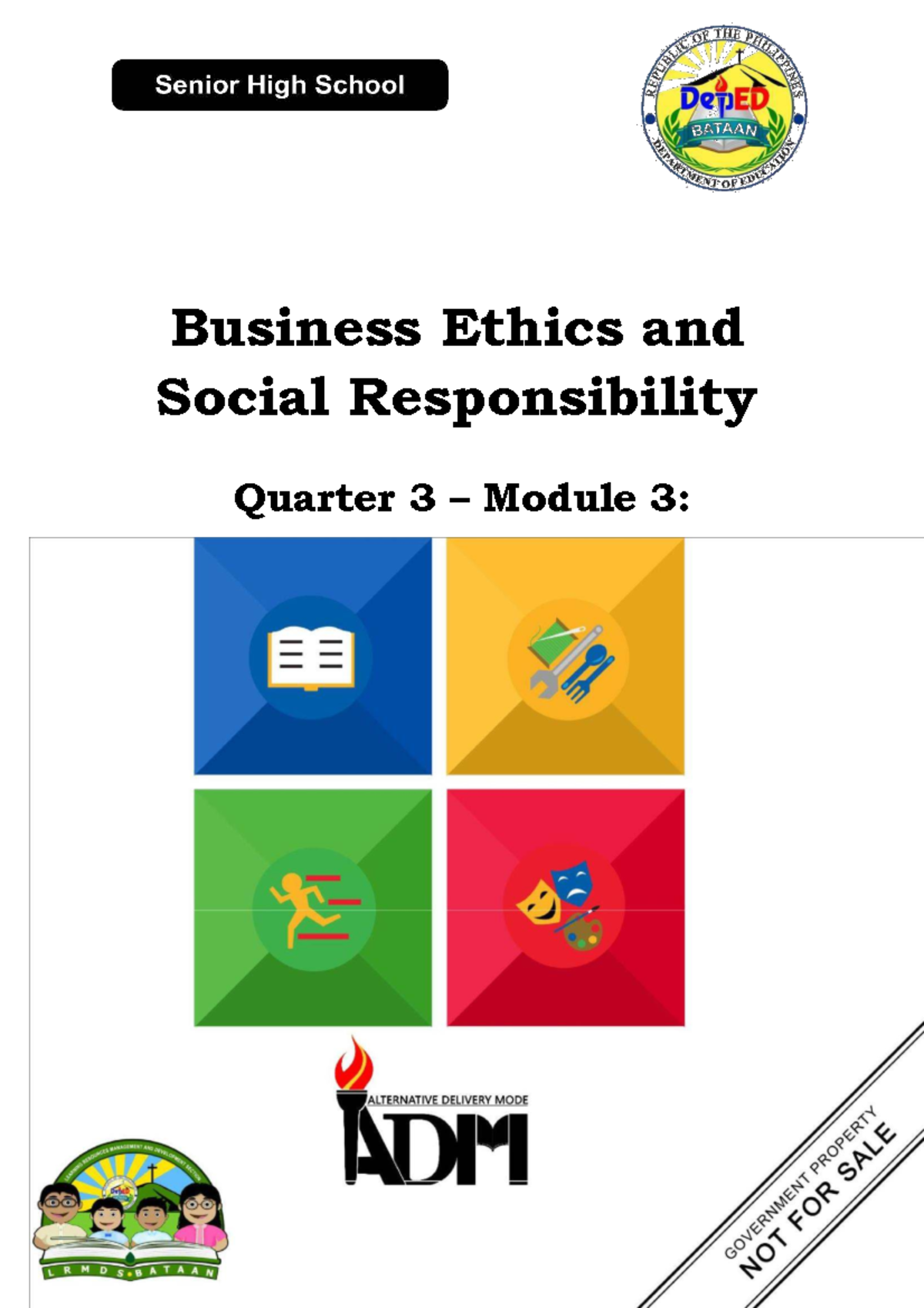 ABM 12 - BUSS Ethics 2nd Sem Midterm Module 3: Code of Ethics in ...