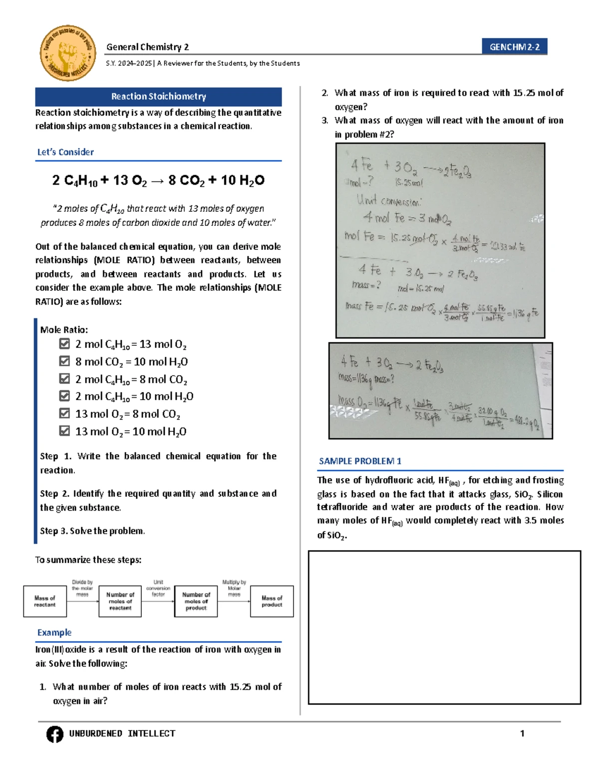Midterm Reviewer for RPH & CHEM: Key Concepts & Definitions - Studocu