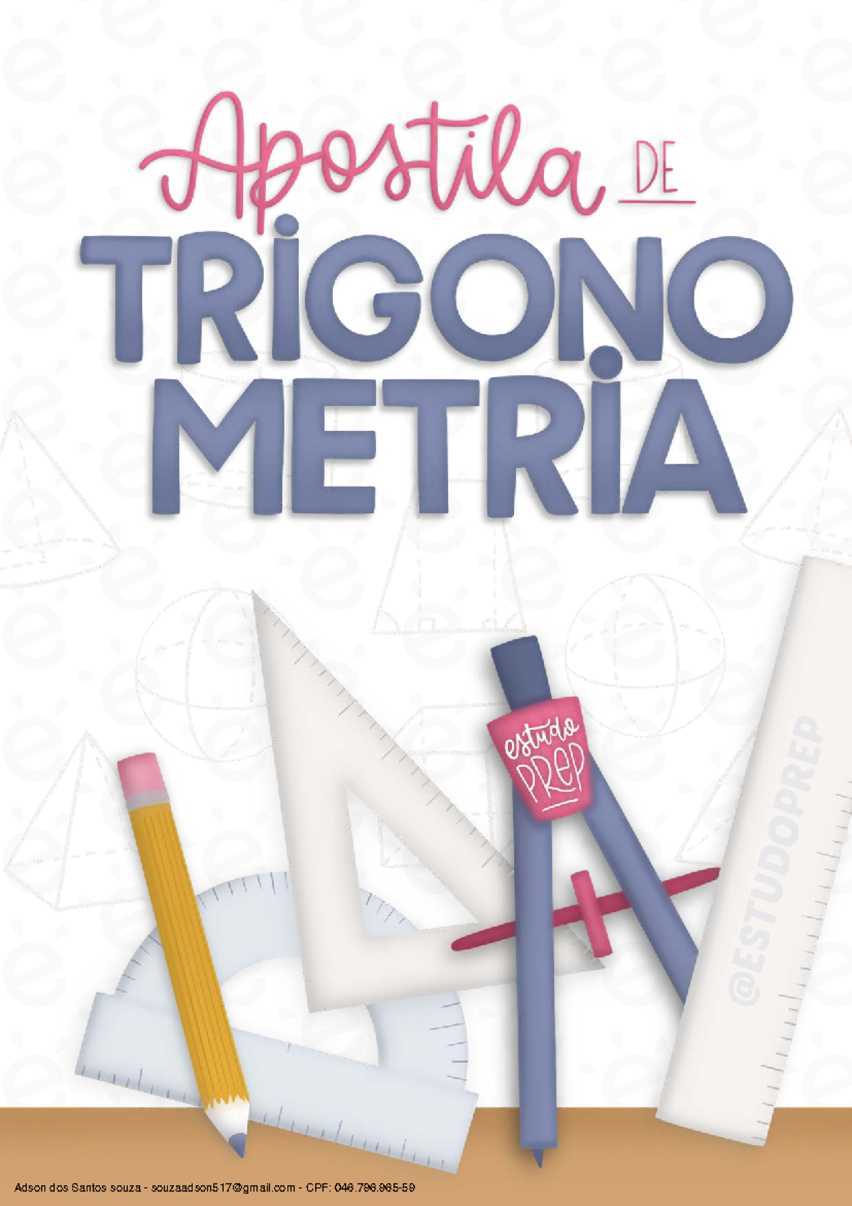 Apostila de Trigonometria - 2ª Ed. @ESTUDOPREP - Document Preview