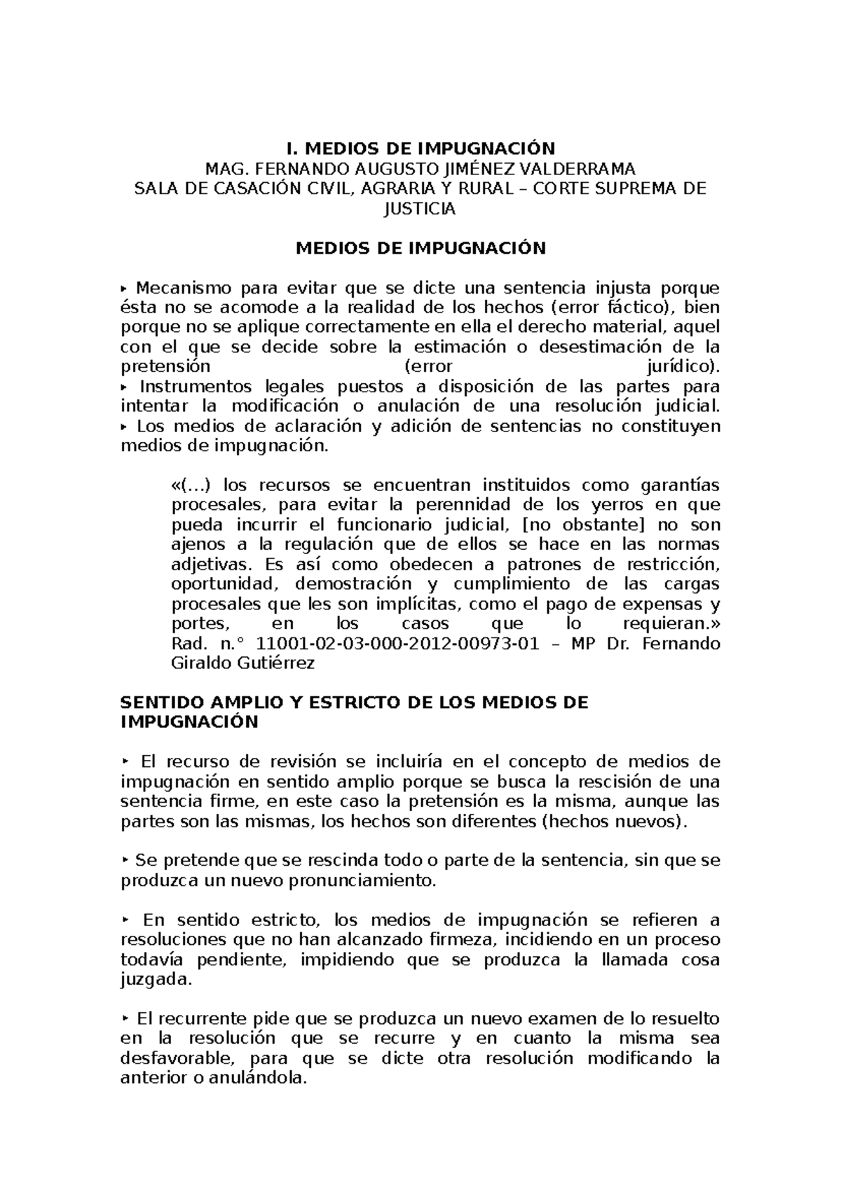 Medios de Impugnación en el Proceso Judicial - 2026 - Studocu