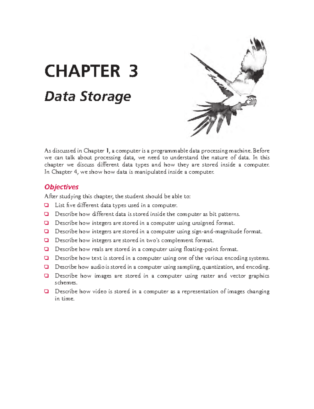 CHAPTER 3 Data Storage: Understanding Data Types and Formats - Studocu