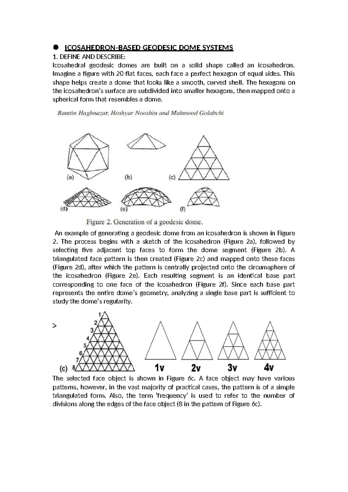 GEODESIC DOME SYSTEMS: STRUCTURAL ANALYSIS & EXAMPLES - Studocu