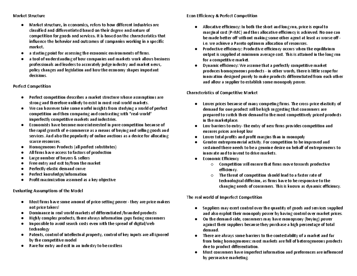ME Market Structure: Understanding Competition and Market Dynamics ...