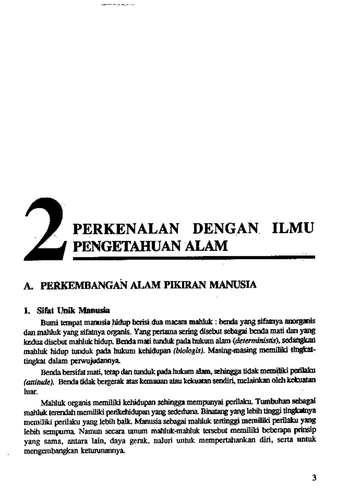 Ilmu Pengetahuan Alam: Pengantar dalam Bab 2 - Studocu