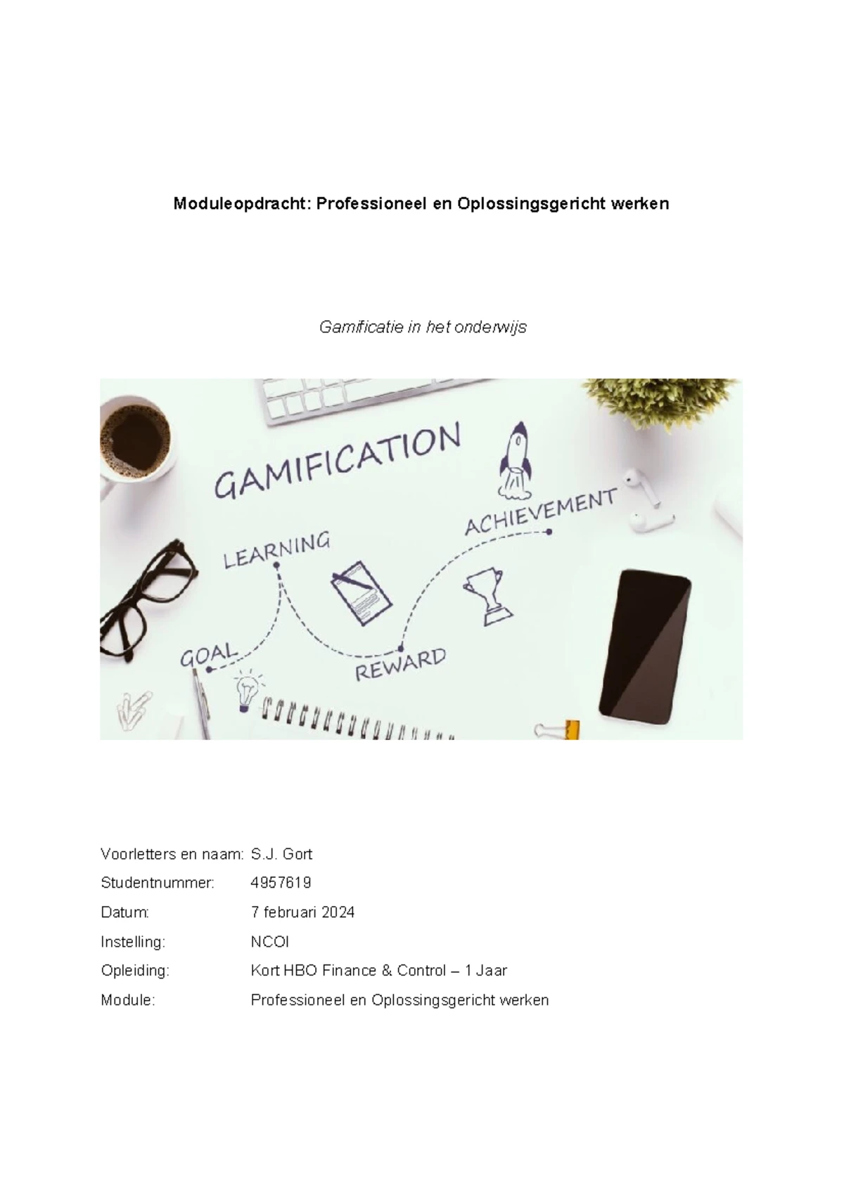 Module Professioneel en Oplossingsgericht Werken - Cryptomunten: Verboden  of de Toekomst? - Studeersnel