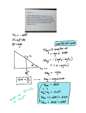 Final Exam Formula Sheet for Physics 203: Kinematics and Dynamics - Studocu