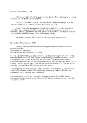 482978806 CORE 3 SET UP Computer Server docx - Competency-Based ...