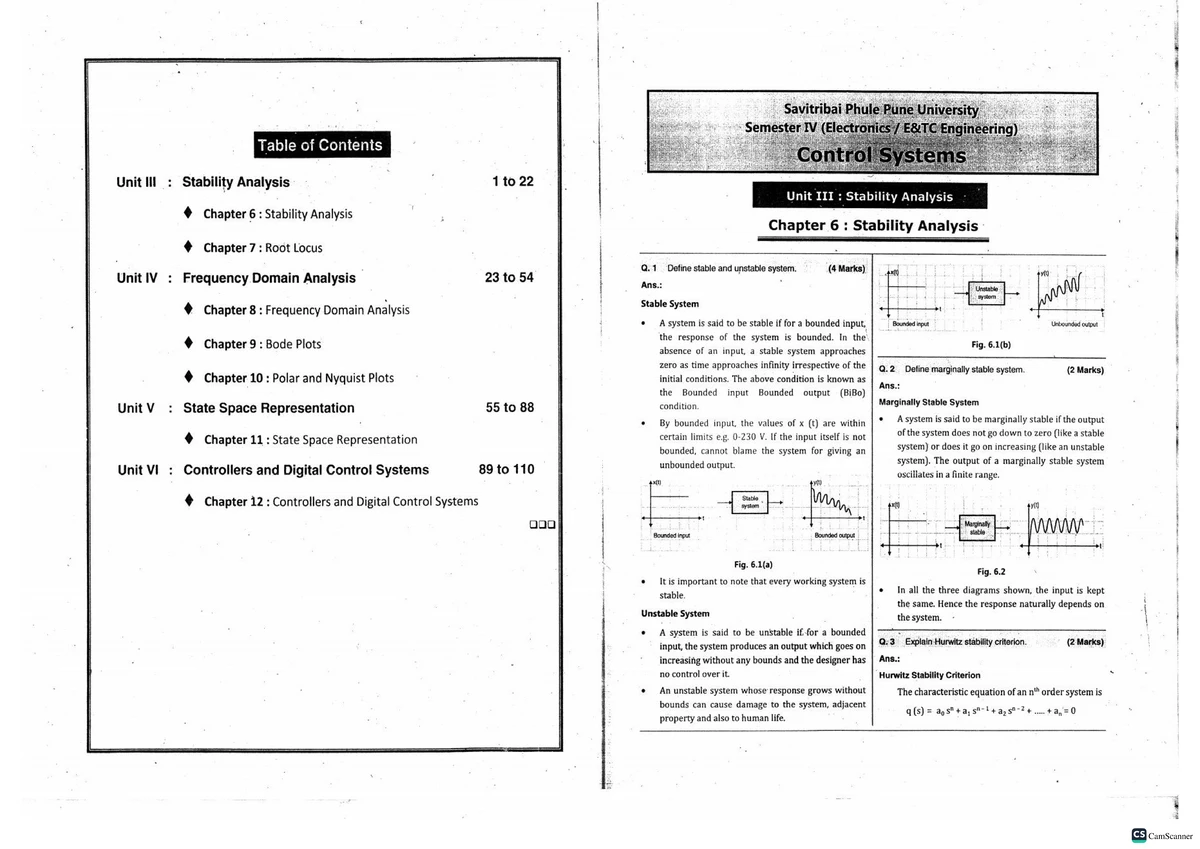 CS 101 Control Systems Stability Analysis: Closed Loop Pole Locations ...