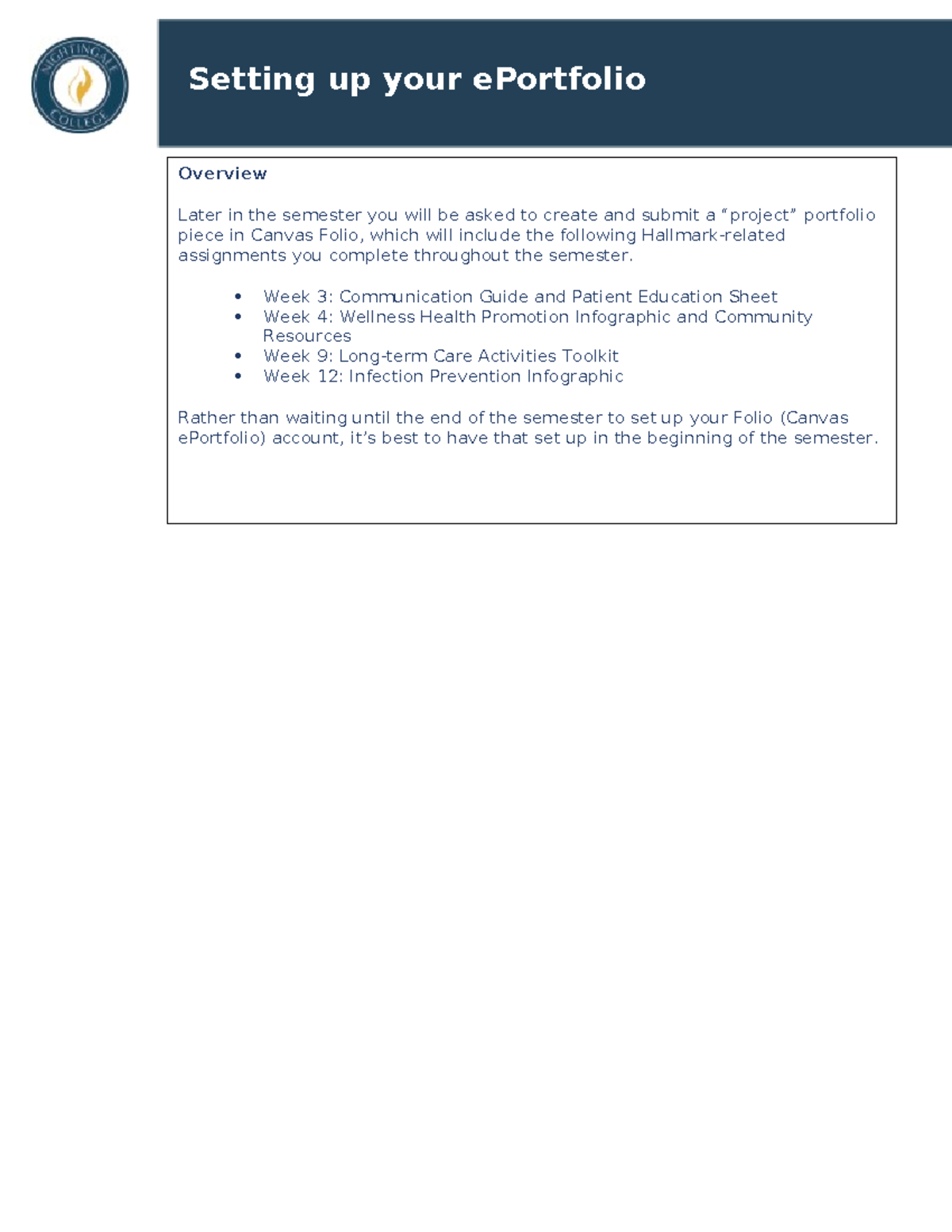 Setting Up Your ePortfolio: A Guide for Canvas Users - Studocu