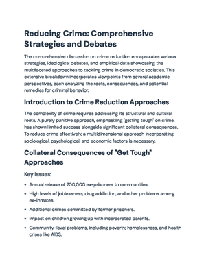 [Solved] The general theory of crime is accepted as one of the most ...