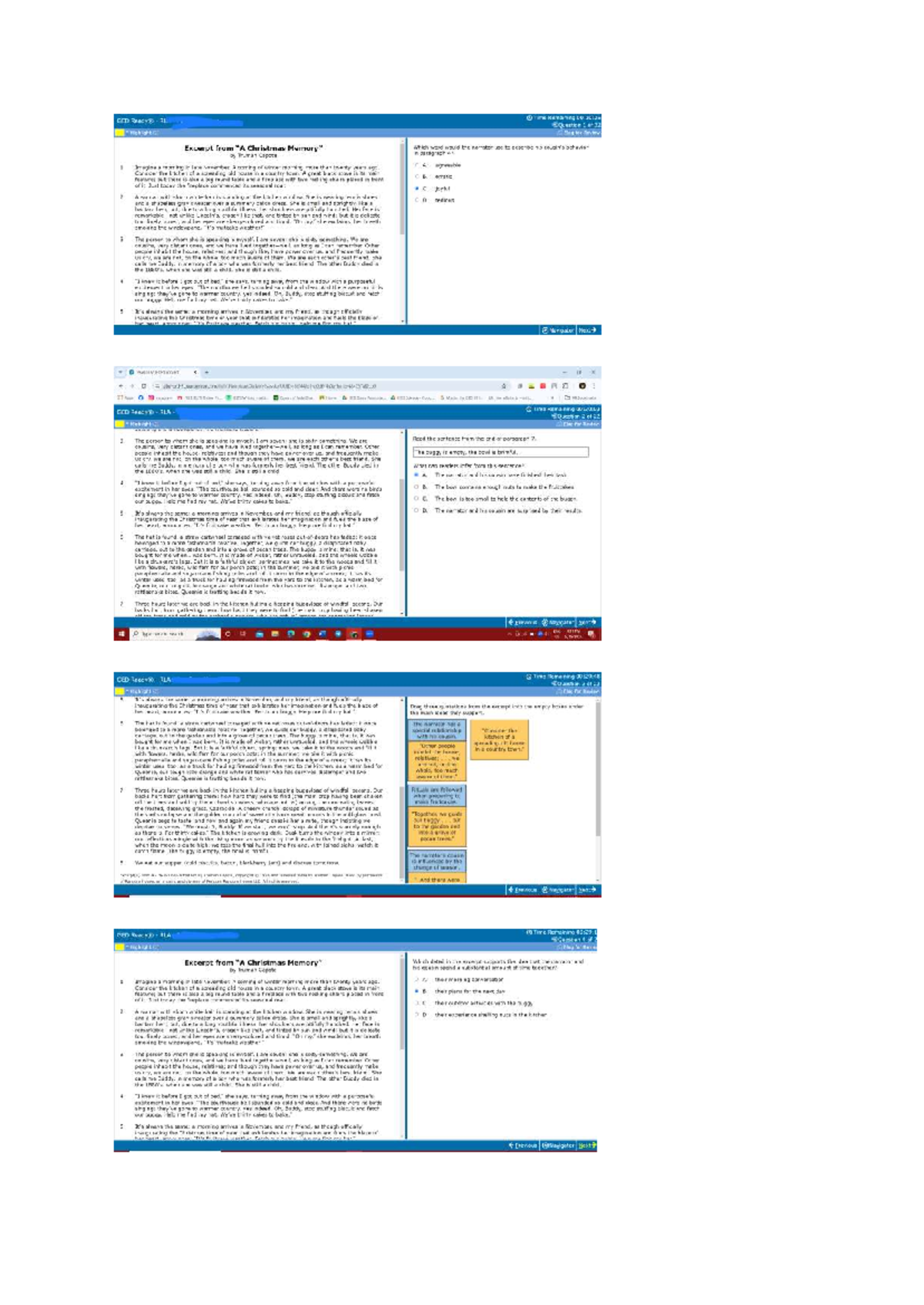 GED RLA Study Notes: Excerpt Analysis from 