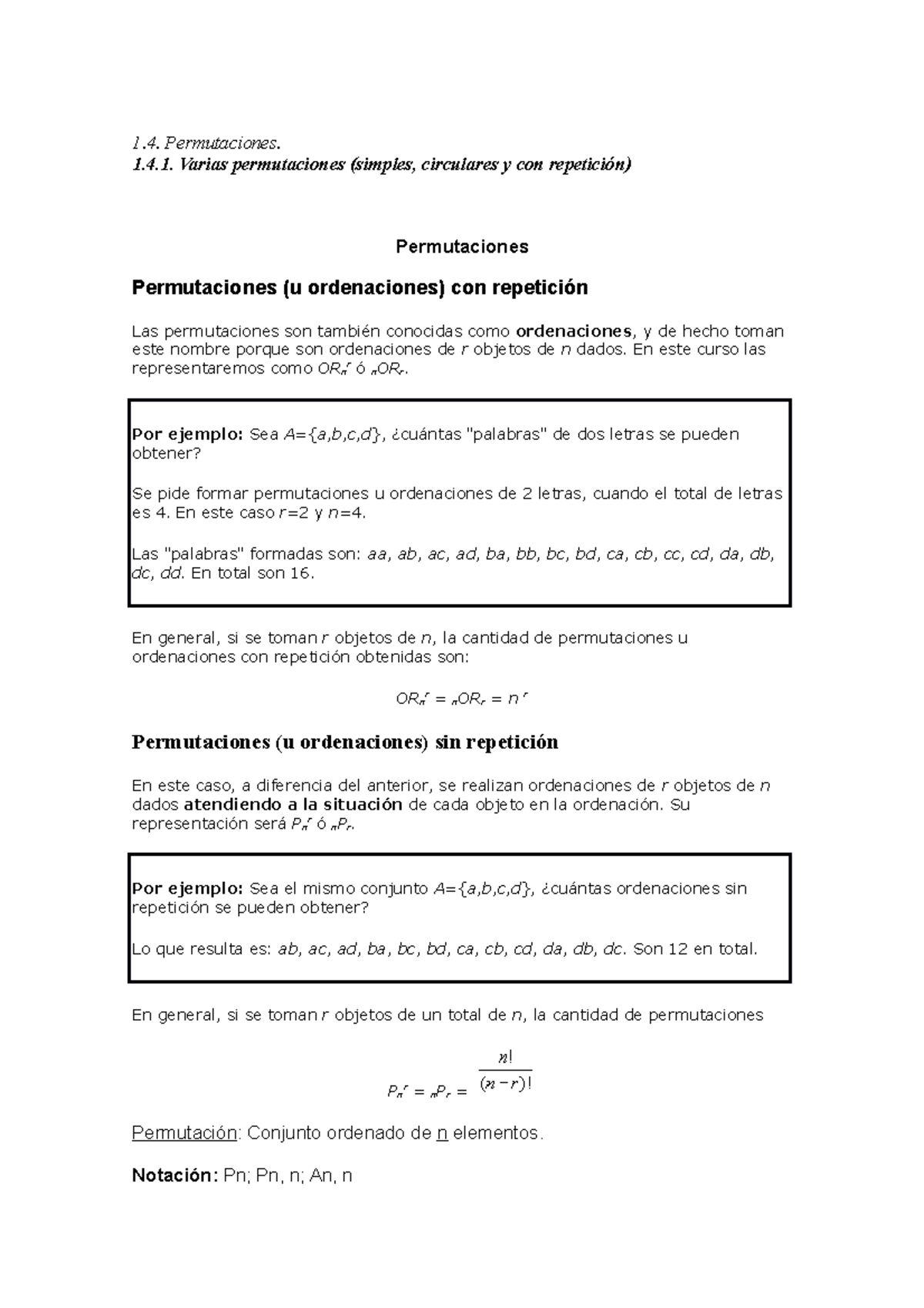 R69830 - Permutaciones: Conceptos y Ejemplos de Probabilidad - Studocu