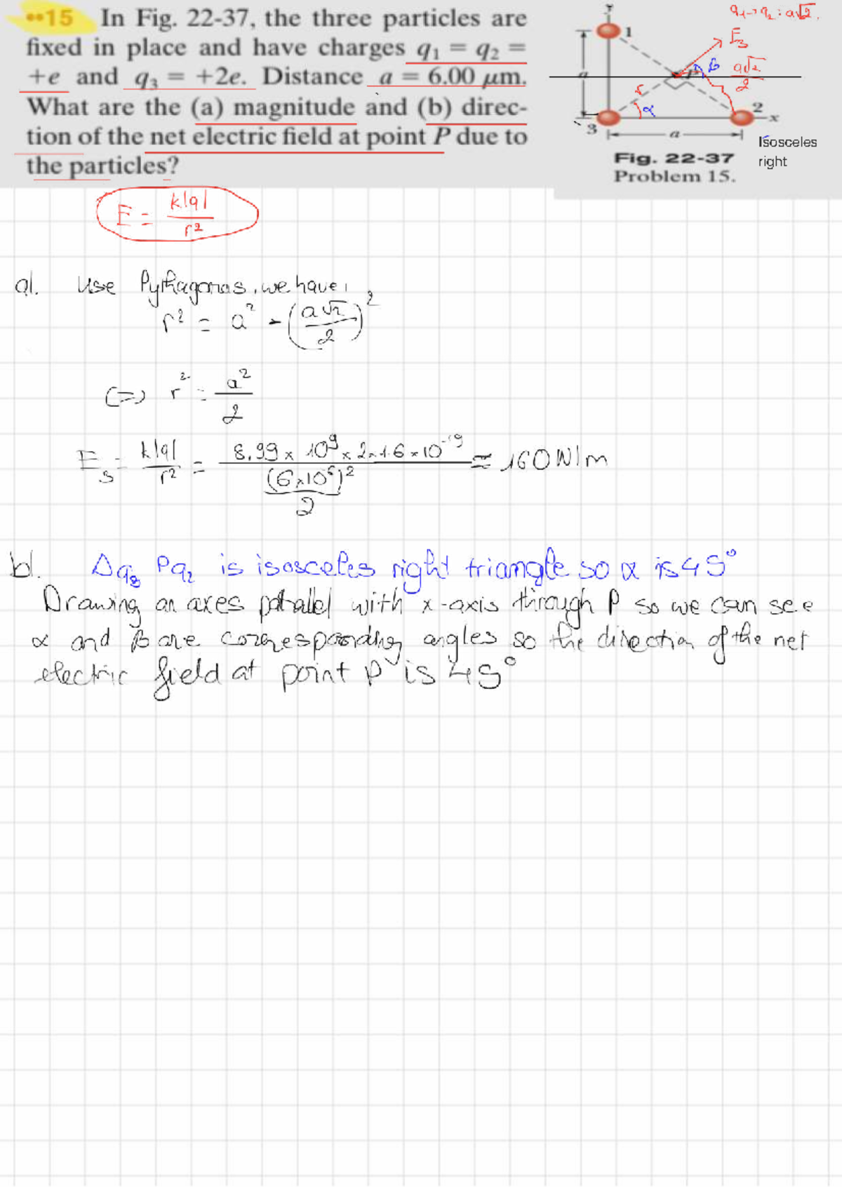 Electric Field Calculations: Problems 15, 19, 31, 54 (W2) - Studocu