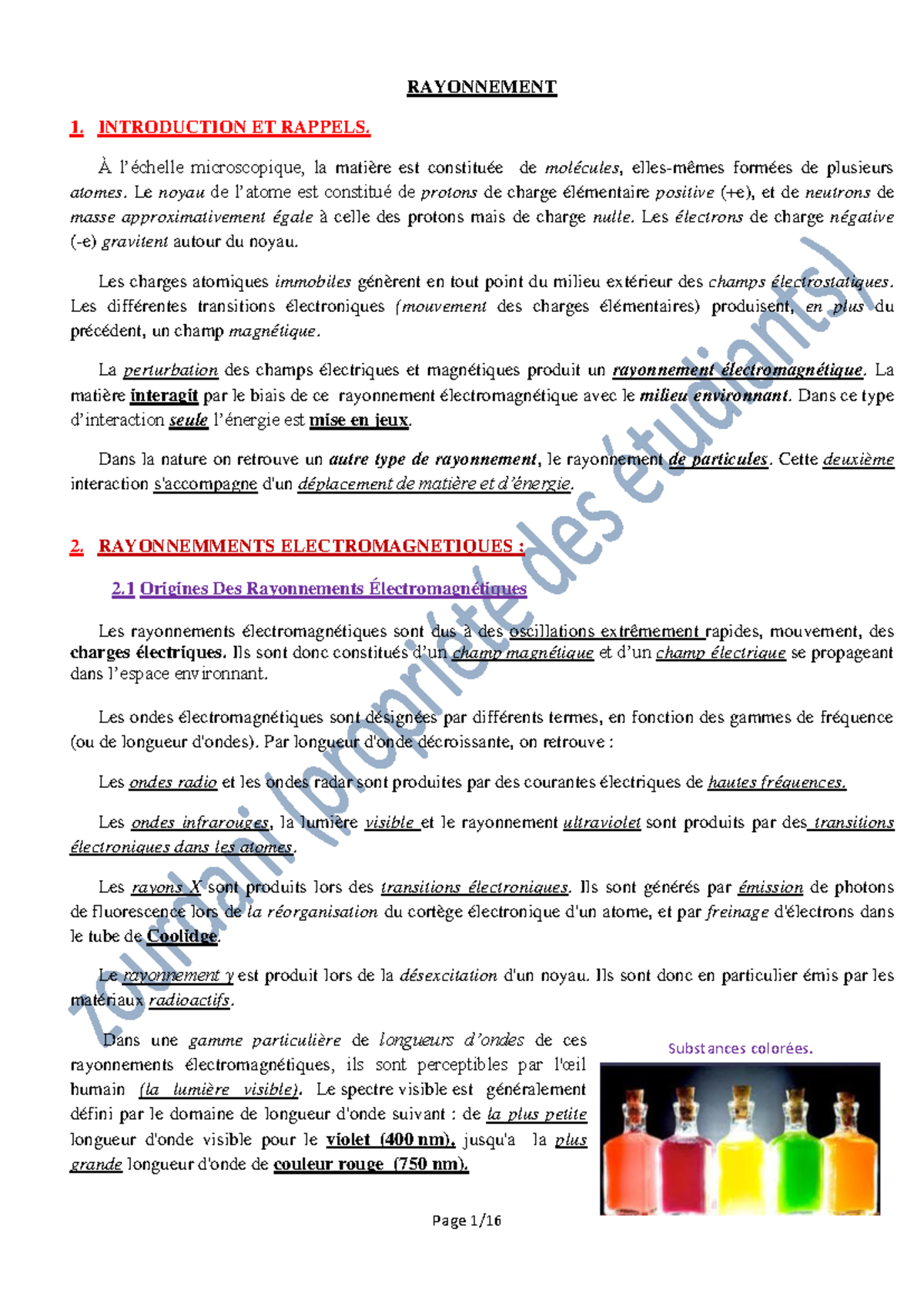 Exercice 1: En 1921, August Fresnel a posé l'hypothèse que la lumière es.., image size:1200x1696