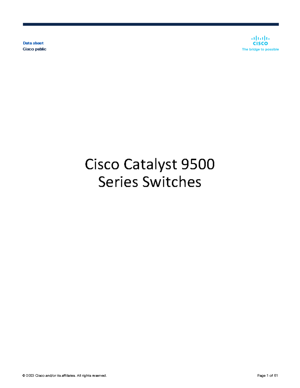 Data sheet switch cisco catalyst 9500 - Cisco Catalyst 9500 Series ...