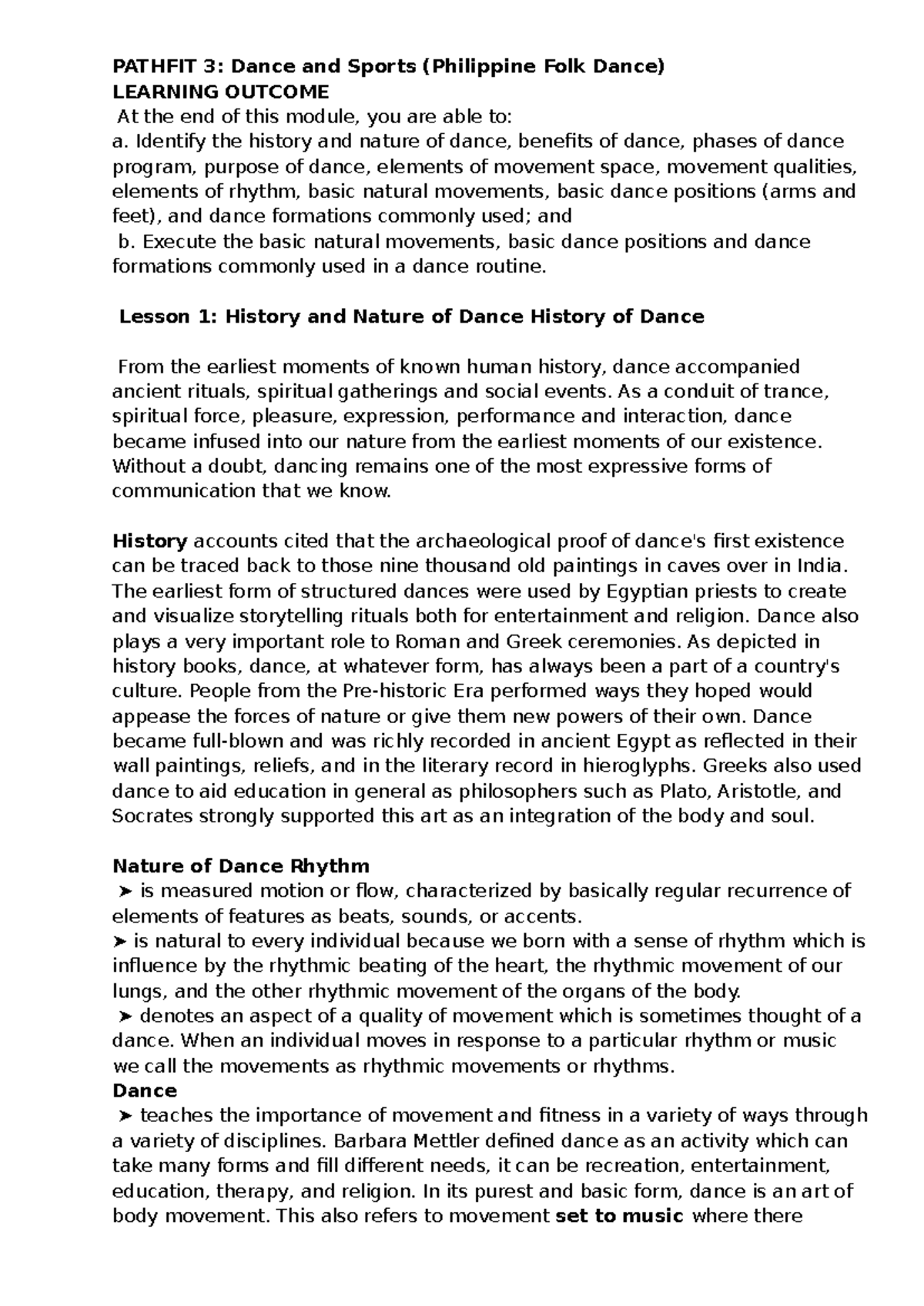 PATHFIT 3: Exploring Philippine Folk Dance - History, Benefits ...