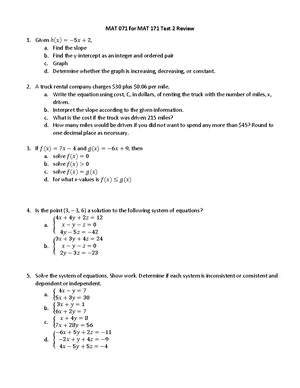 [Solved] A linear function is given Complete parts ad hx4x5 a Determine ...