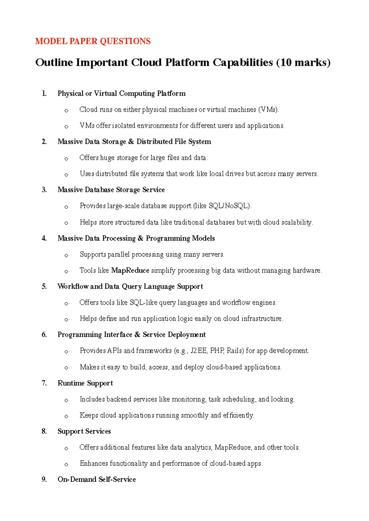 CC Mod4 - Security Concerns and Solutions in Cloud Computing - Studocu