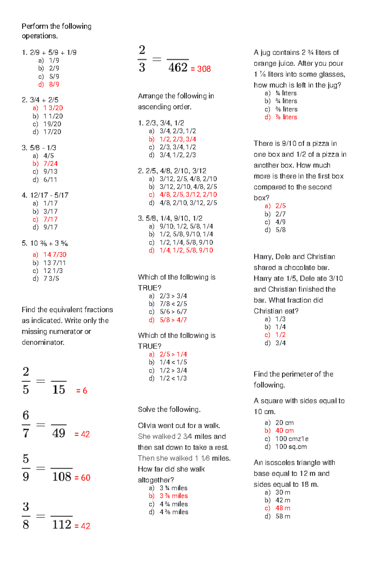 Finals Reviewer: Math Operations & Geometry Concepts - Studocu