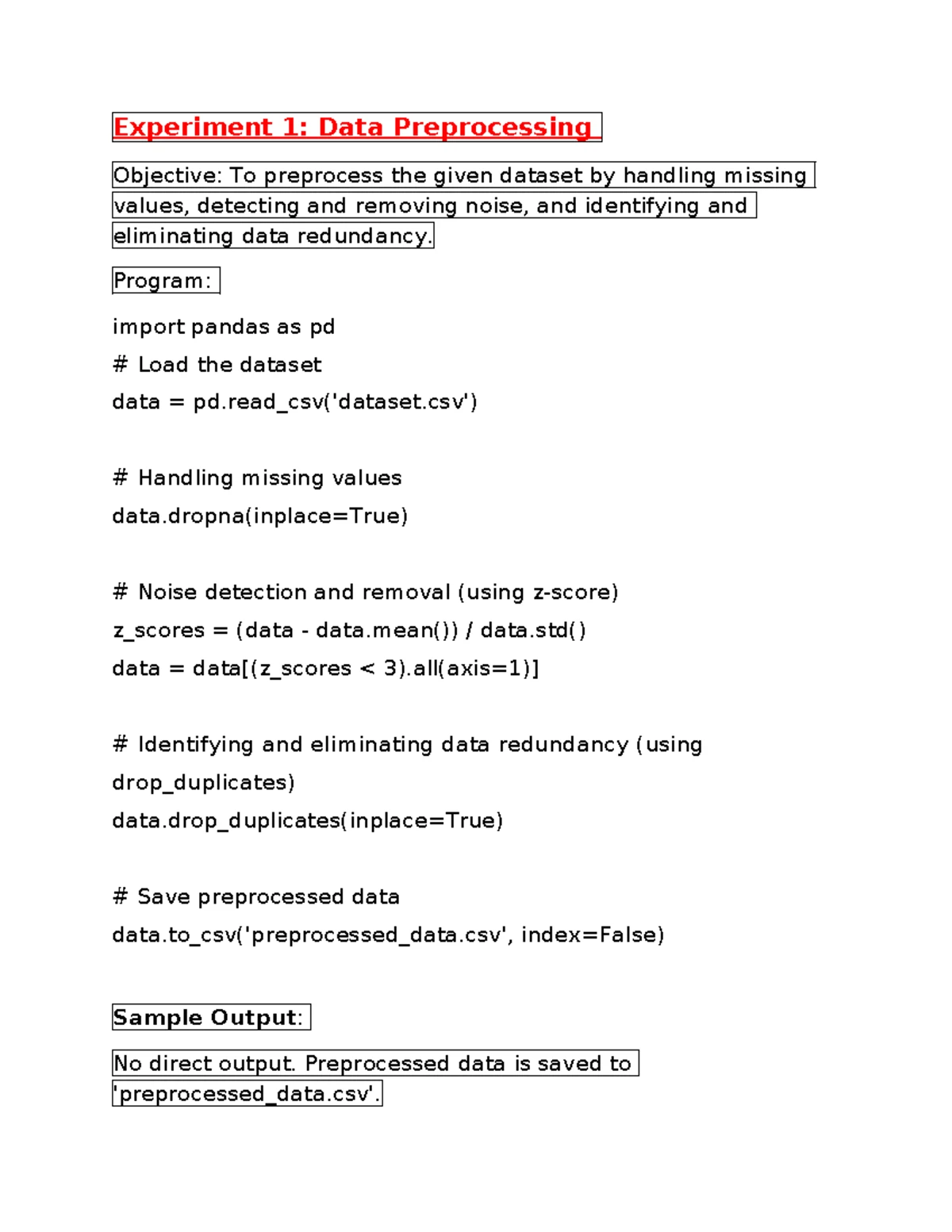 AI&DS - Deep Learning - LAB manual - R18 - Ex. No. 1 Convolution Neural ...